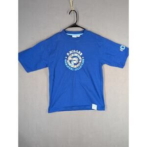P. Miller Signature Collection Jersey T-Shirt Mens Medium Blue holographic